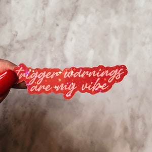 Trigger Warnings Bokklistermärke: Booktok, Mörk Romantik bild 2