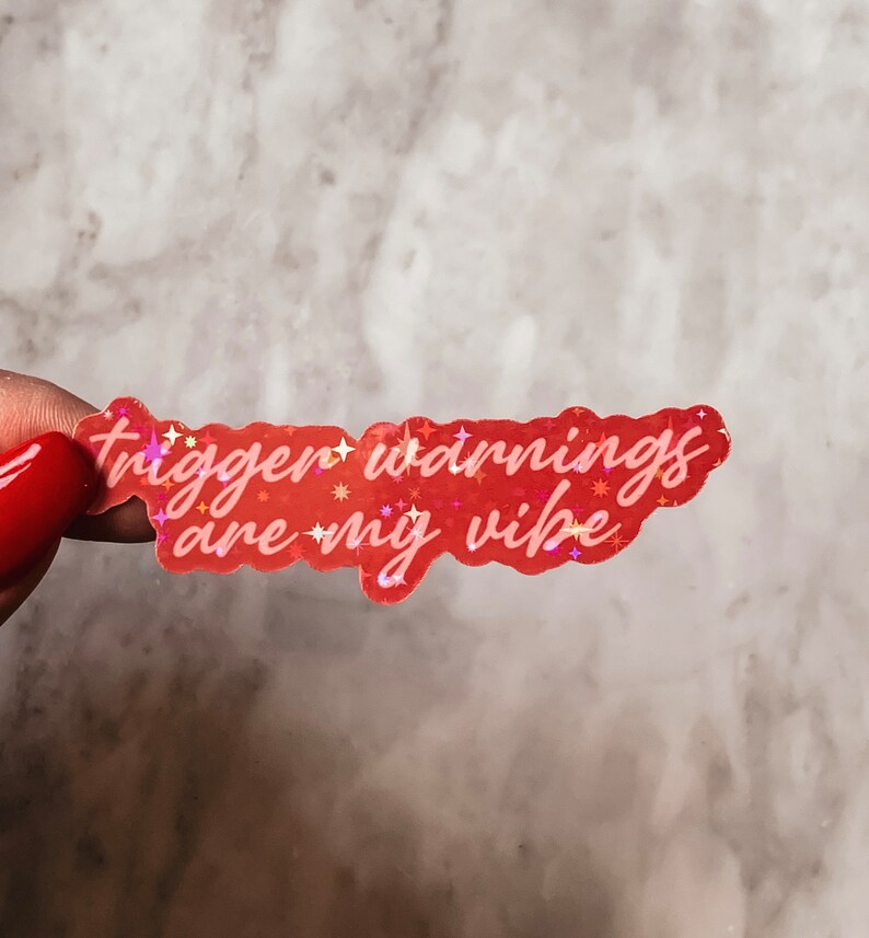 Trigger Warnings Bokklistermärke: Booktok, Mörk Romantik bild 2
