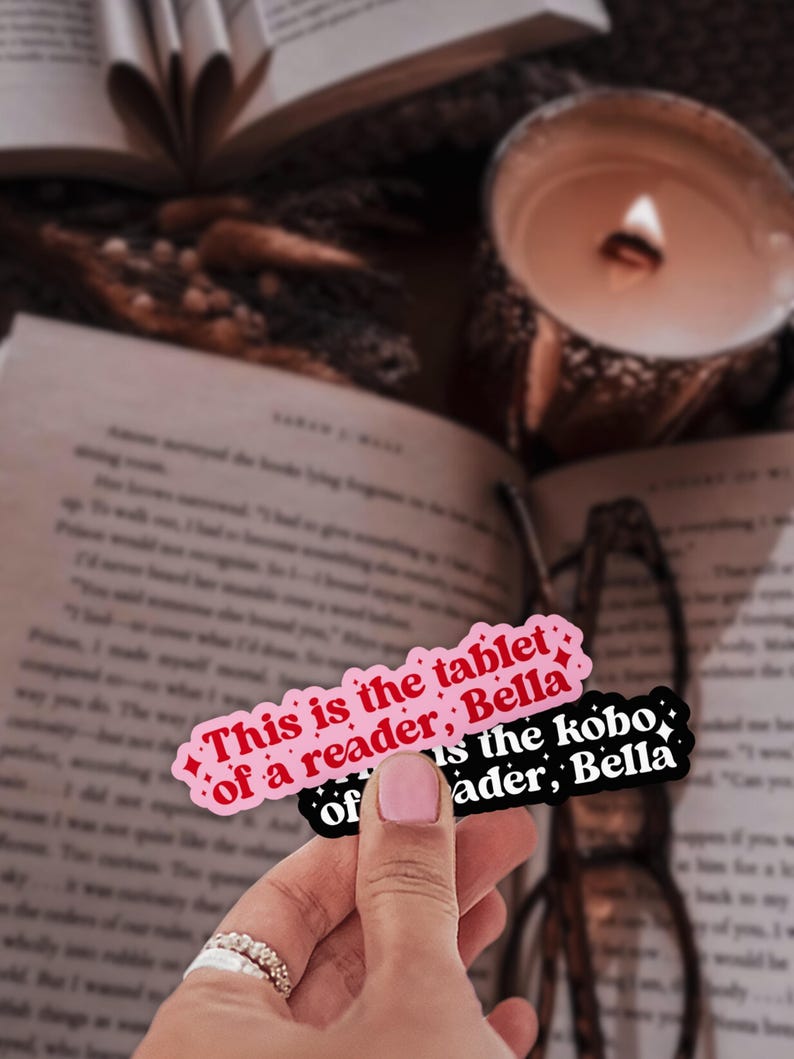 Bella Kindle Sticker: Booktok Twilight inspiriert - Wasserfest Bild 2
