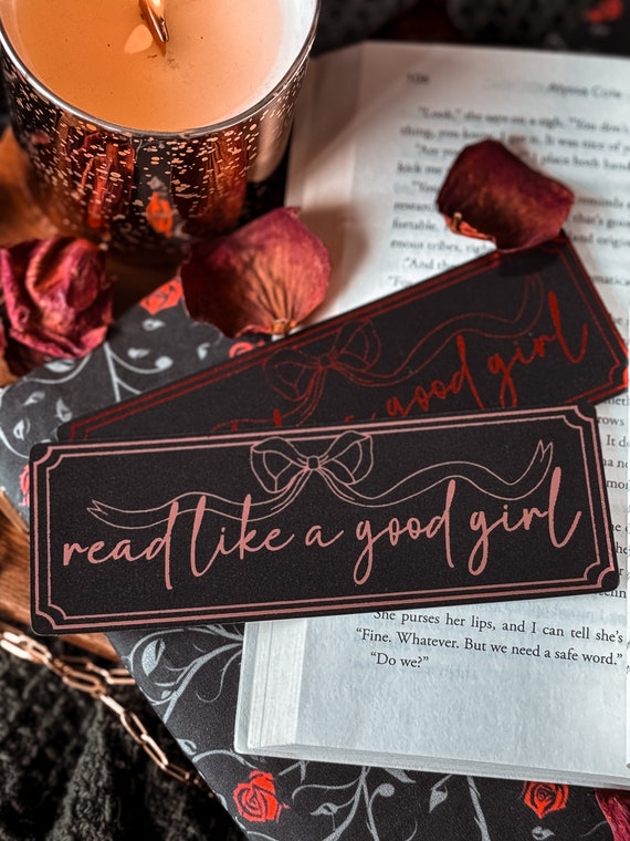 Good Girl Foil Bookmark / Smut Lover / Bookish Gifts / Spicy Book / Handmade Bookmark / Stfuadtdlagg / Booktok