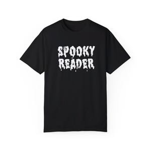 Spooky Reader Tee: Halloween Bookworm Comfort Colors Shirt image 9