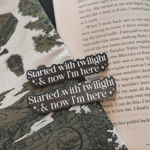 Twilight Sticker / Bookish sticker / Bookish merch / Kindle sticker / Booktok / Romantasy