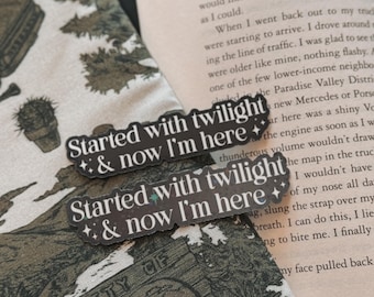 Twilight Sticker: Booktok Romantasy, Water-Resistant Vinyl