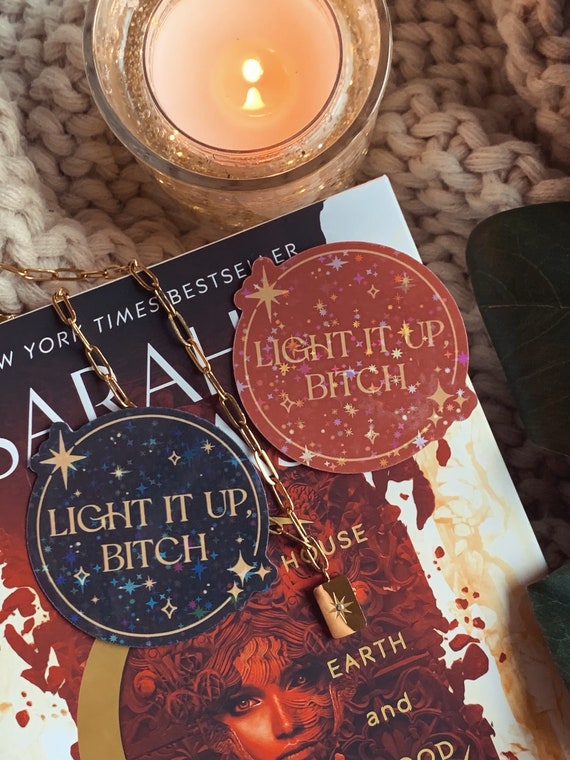 Light It Up, Holographic Booktok Sticker