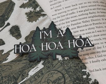 Forks, WA Twilight I'm A Hoa Hoa Hoa Sticker / Bookish sticker / Bookish merch / Kindle sticker / Booktok / Romantasy