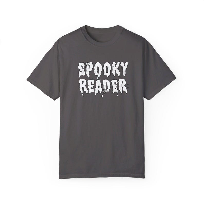 Spooky Reader Tee: Halloween Bookworm Comfort Colors Shirt image 8