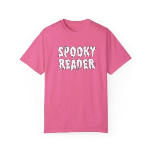 Spooky Reader Tee: Halloween Bookworm Comfort Colors Shirt image 10
