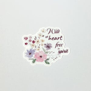 Adesivo de flor aquarela | Adesivo deixe seus sonhos florescerem | Adesivos de flores à prova d'água | Adesivo de vinil para laptop | Adesivo de vinil para garrafa d'água