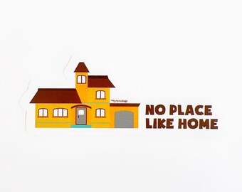 Sticker, laptop sticker, water bottle sticker, vinyl sticker, decal, hydro flask sticker, cars ticker, home, home person, home buddy