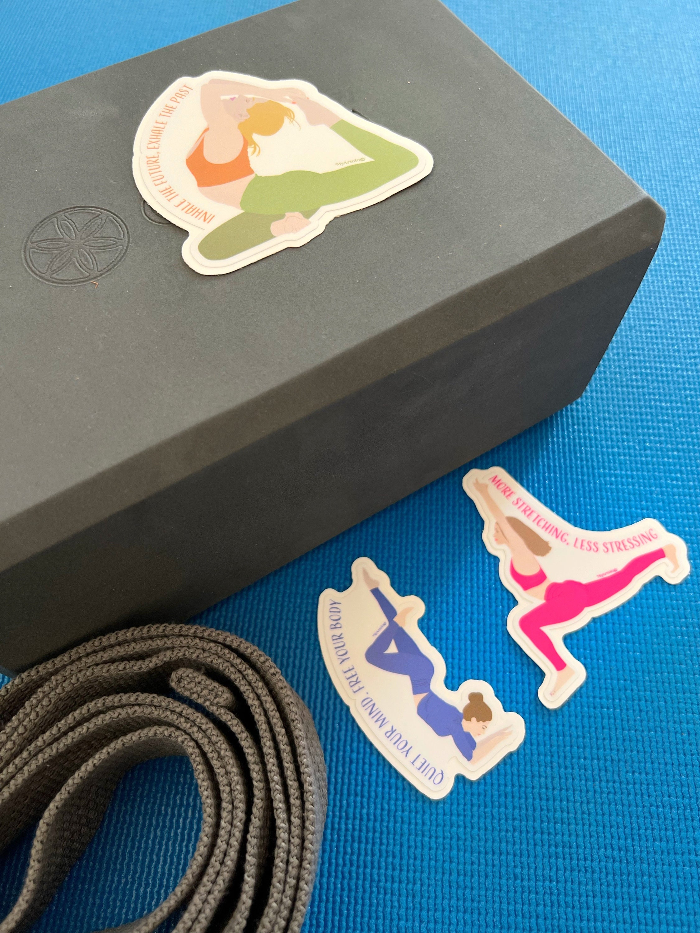 Handstand Yoga Pose Sticker, Waterproof Vinyl Decal - Etsy