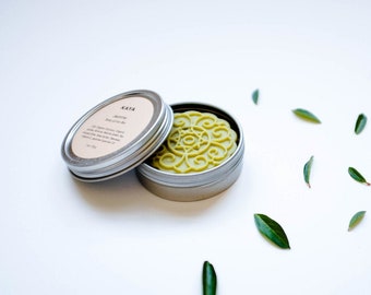Jasmine & Matcha Green Tea Solid Lotion Bar, Moisturizer, Self care, On the go, Skin care