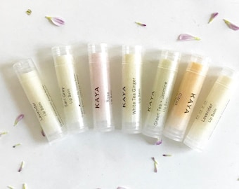 Any One Lip balm | All Natural Organic | Lavender, Rose, Citrus, Mint, Earl Grey Bergamot, Matcha Green Tea Jasmine, Vanilla