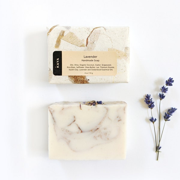 Lavender Face and Body Soap | All natural | Handmade Soap |  Gift for him | Gift for her | Palm oil free | Gift for Mom