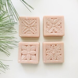 Guest Soaps Limited edition All Natural Handmade Gift for her Stocking stuffers Unique gift image 3
