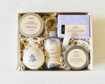 Lavender Gift Set | 100% Natural | Spa Gift | Bath and Body Set | Christmas, Thanksgiving, Birthday | Gift for Him | Mothers Day Gift