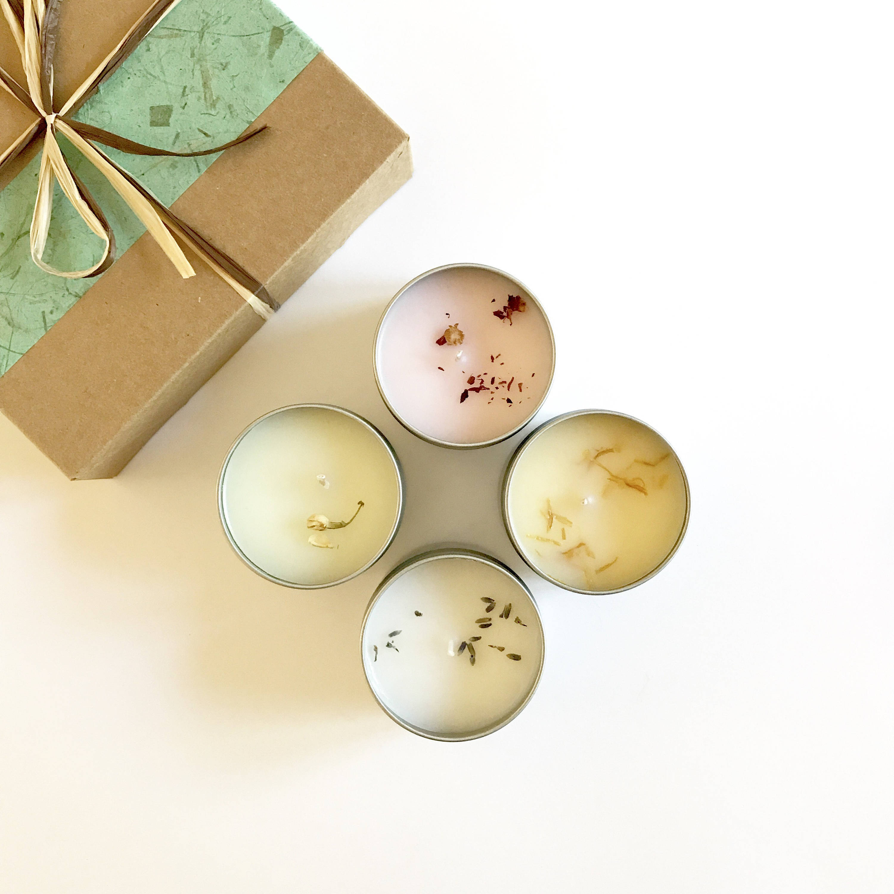 4 Soy Candles Gift Set 4 oz each All Natural Vegan Gift Etsy