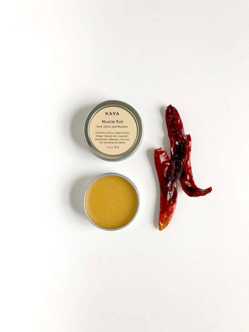 Muscle Rub Balm Cayenne Ginger Arnica Balm All Natural Etsy
