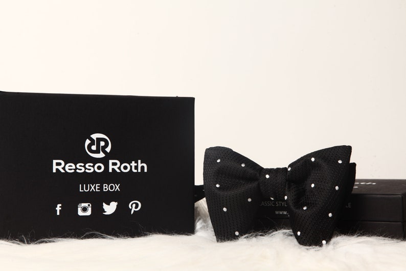 Pre-Tied Silk Bowtie Butterfly bowtie Bowtie Silk Bow tie Wedding bowtie