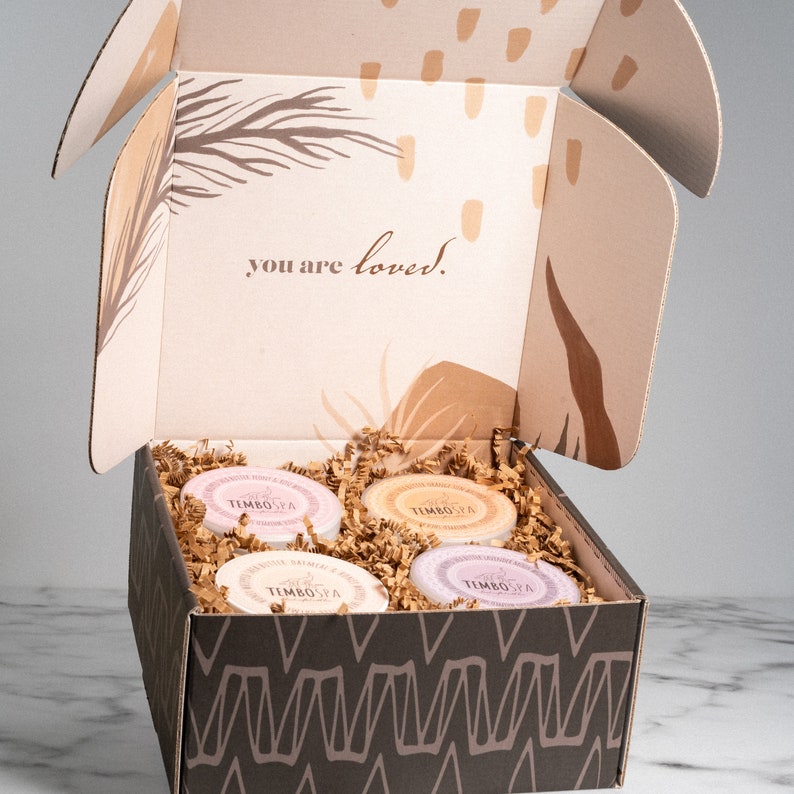 Whipped Shea Butter GIFT SET OF 4 4 Different Scents Sustainable