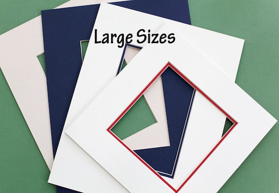 Custom Cut Mat, Custom Mat, matboard, mat board, for Photos, Art Pieces, 14x18, 16x20, 18x18, custom sizes