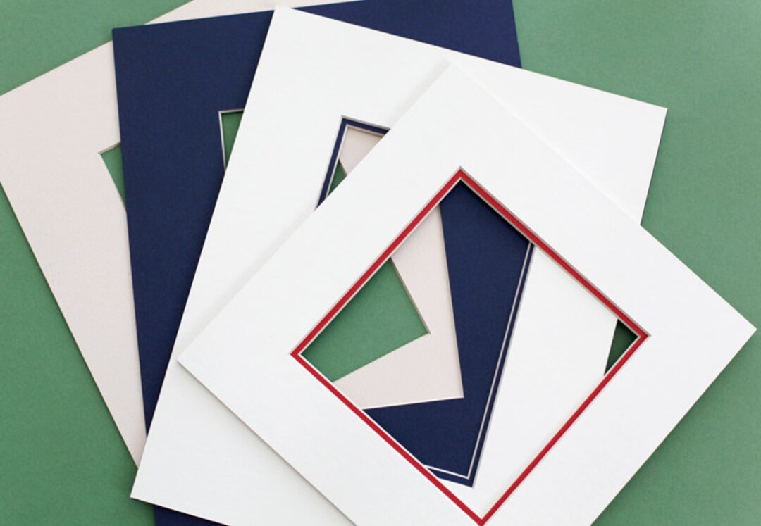 Custom Cut Mat, Custom Mat, Mat Board, Matboard, for Photos, Art Pieces, 10x10, 11x14, 12x12