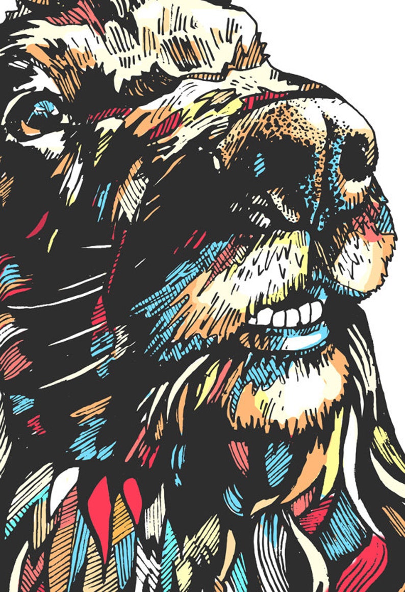 Cocker-Poodle-Do Art Print image 2
