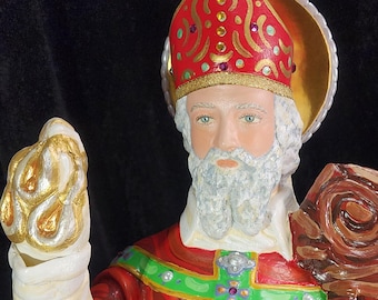 19インチ ミラ/バーリの聖ニコラウスまたはサンタクロース - Etsy 日本