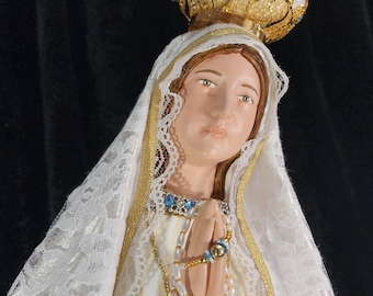 27" Our Lady of Fatima with crown.