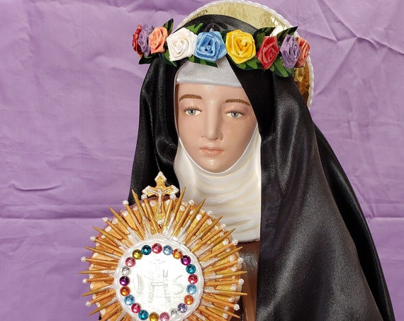 26" St. Clare of Assisi Catholic Christian Religious Saint Statues