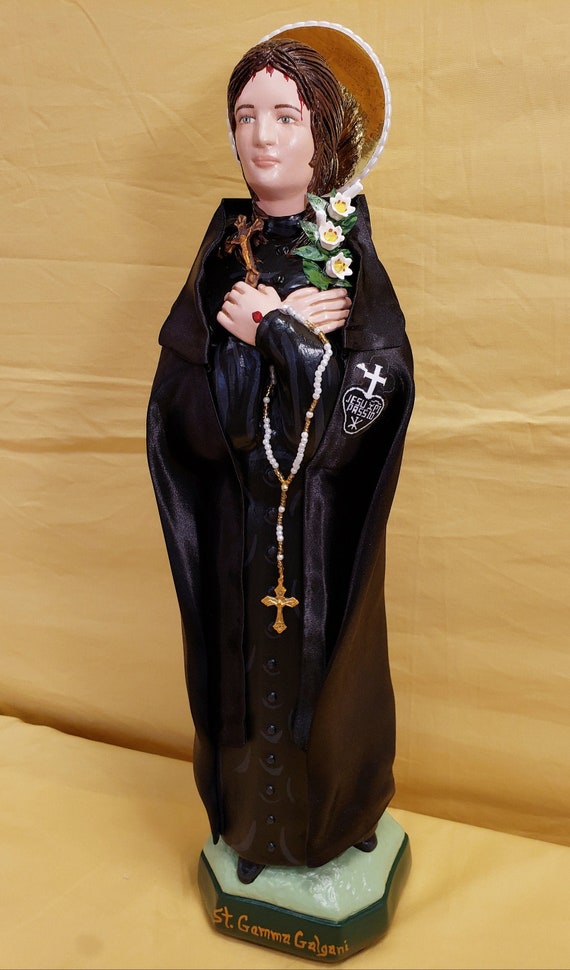 18" St. Gemma Galgani with crown of thorns
