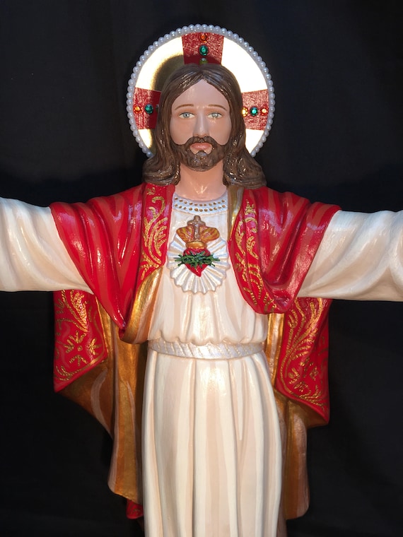 Jesus Beckoning/Sacred Heart 18"
