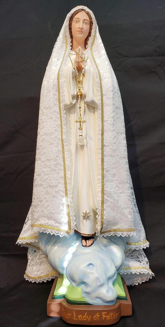 36" Our Lady of Fatima with Crown.