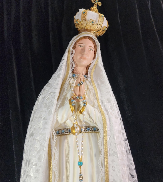 27" Our Lady of Fatima with crown.