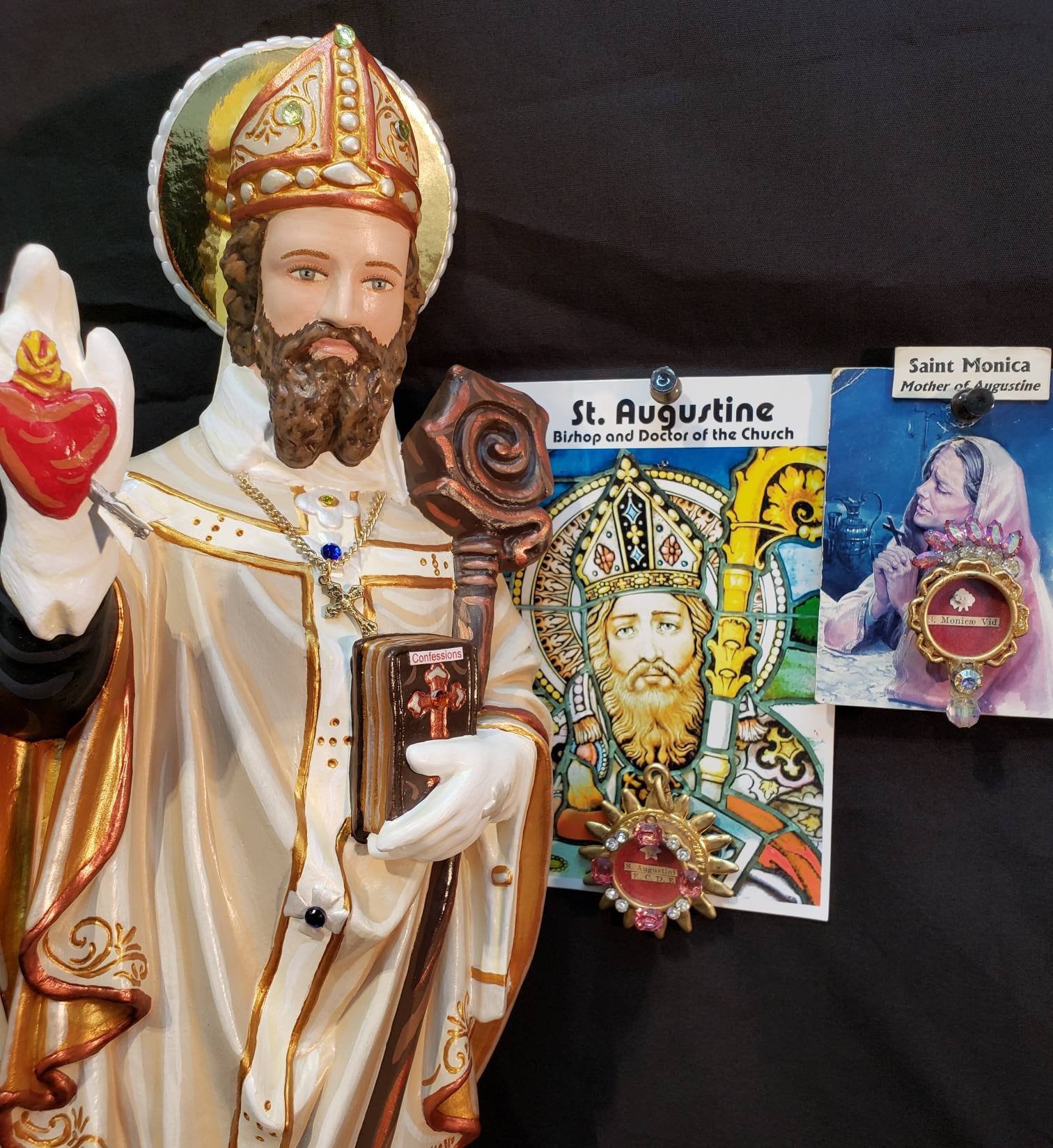 St. Augustine 20 Catholic Christian Religious Saint Statues