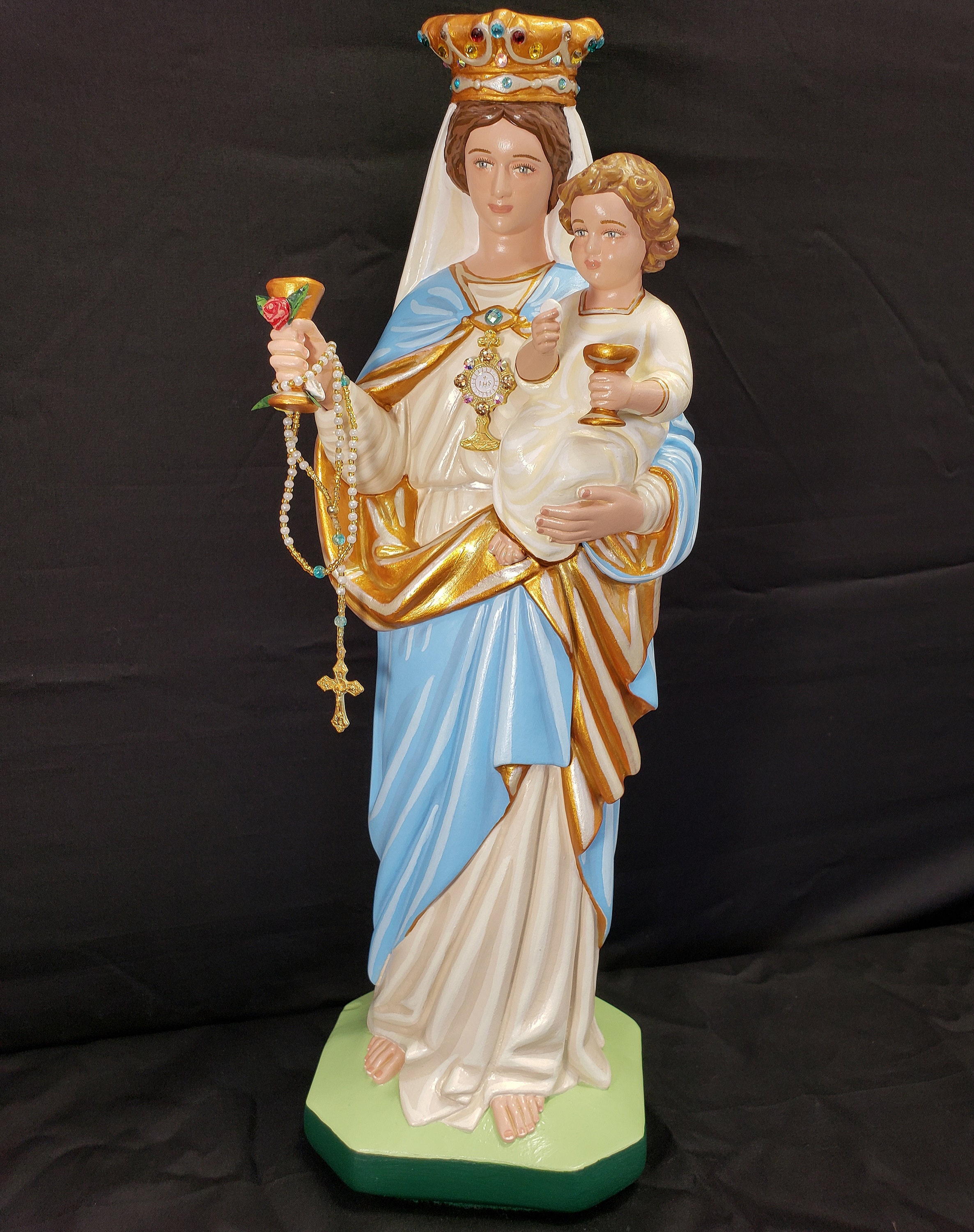 Our Lady of the Most Blessed Sacrament and the Infant Jesus Etsy