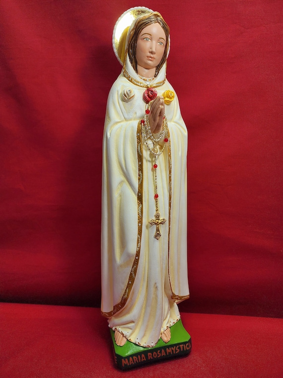 Mystical Rose Maria Rosa Mystica 19" Religious Catholic Christian Statues