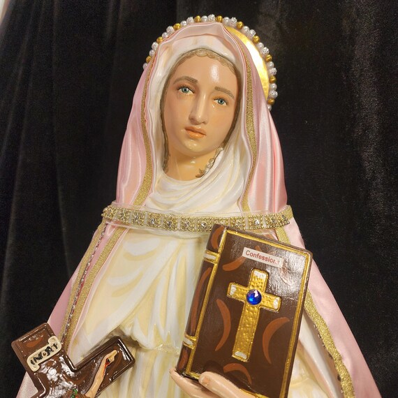 26" St. Monica Statue - The Weeping Saint.