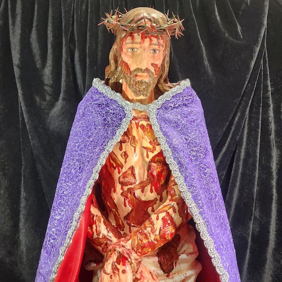 Hand-Painted 36" Scourged Jesus Statue. Ask us about possibly getting 40% off.