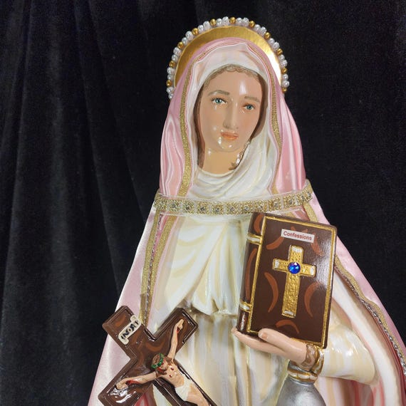 26" St. Monica Statue - The Weeping Saint.
