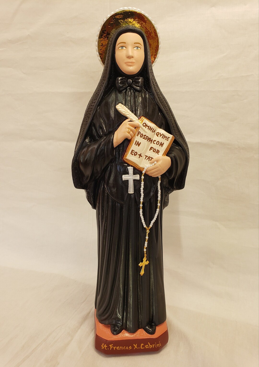 St. Frances Xavier Cabrini 16" - Patron Saint of Immigrants. - Etsy