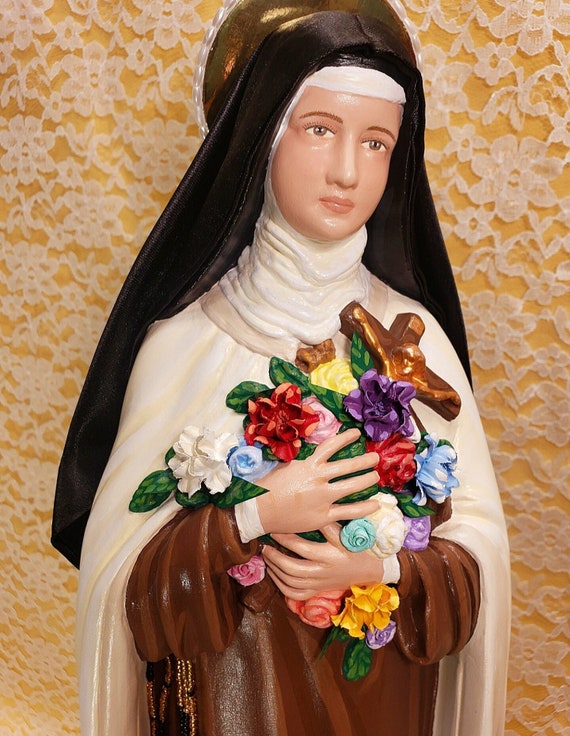 St. Theresa/Thérèse of Lisieux 21" The Little Flower