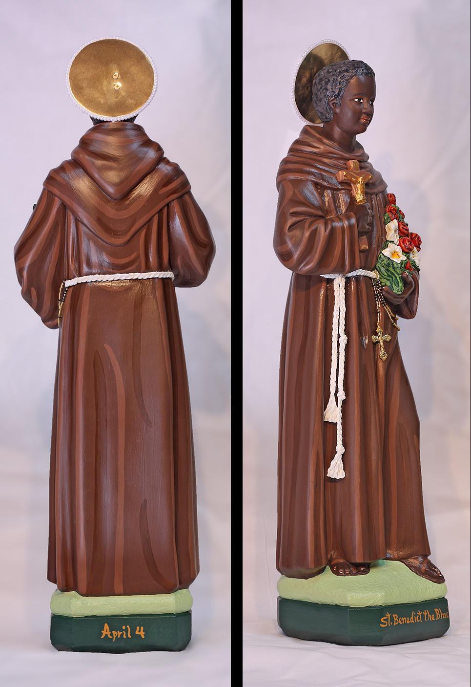 St. Benedict the Moor/Black San Benito de Palermo 25 Catholic Christian