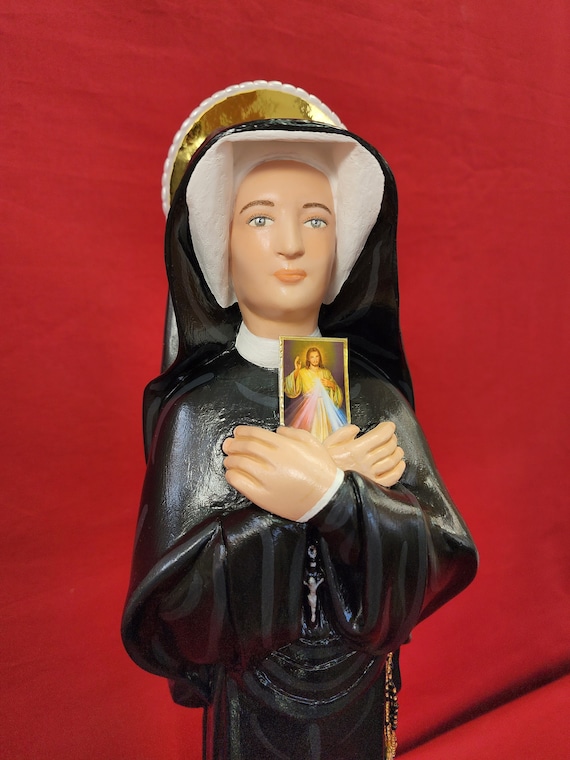 St. Faustina Kowalska 18" Saints Catholic Religious Christian Statues