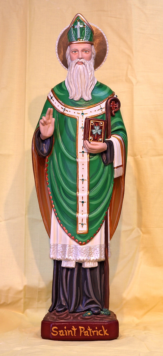 St. Patrick 25" Catholic Christian Religious Saint Statues