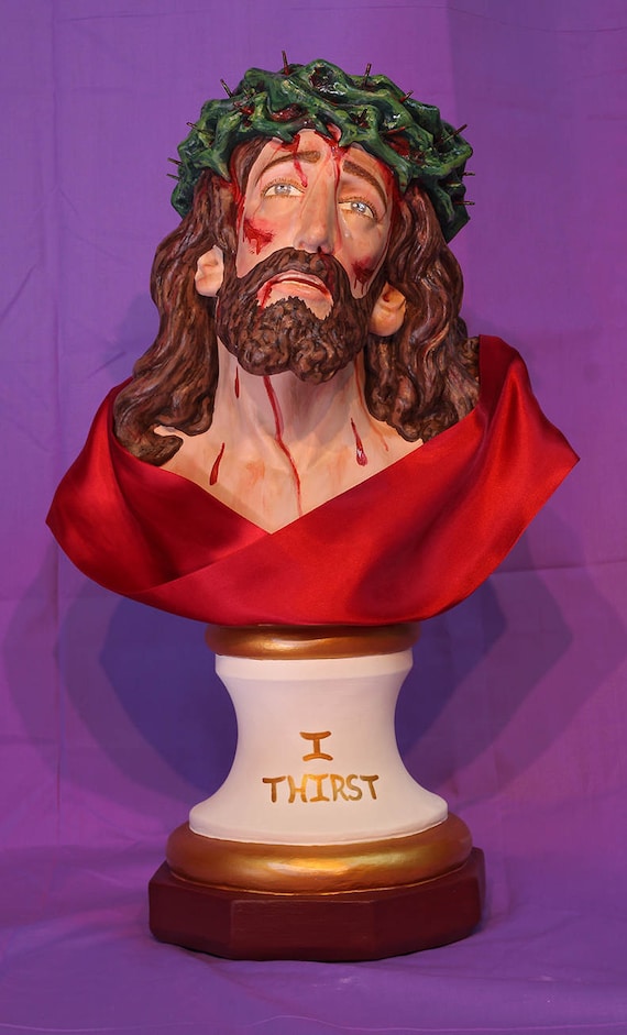 Holy Face of Jesus Bust 19" Catholic Christian Religious Saint Statues