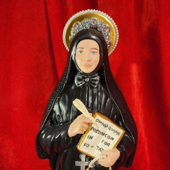1st American Saint - St. Frances Xavier Cabrini 17" - Patron Saint of Immigrants.