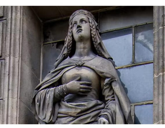 SPECIAL CUSTOM ORDER (for a customer in another country) - St. Margaret of Scotland 26"