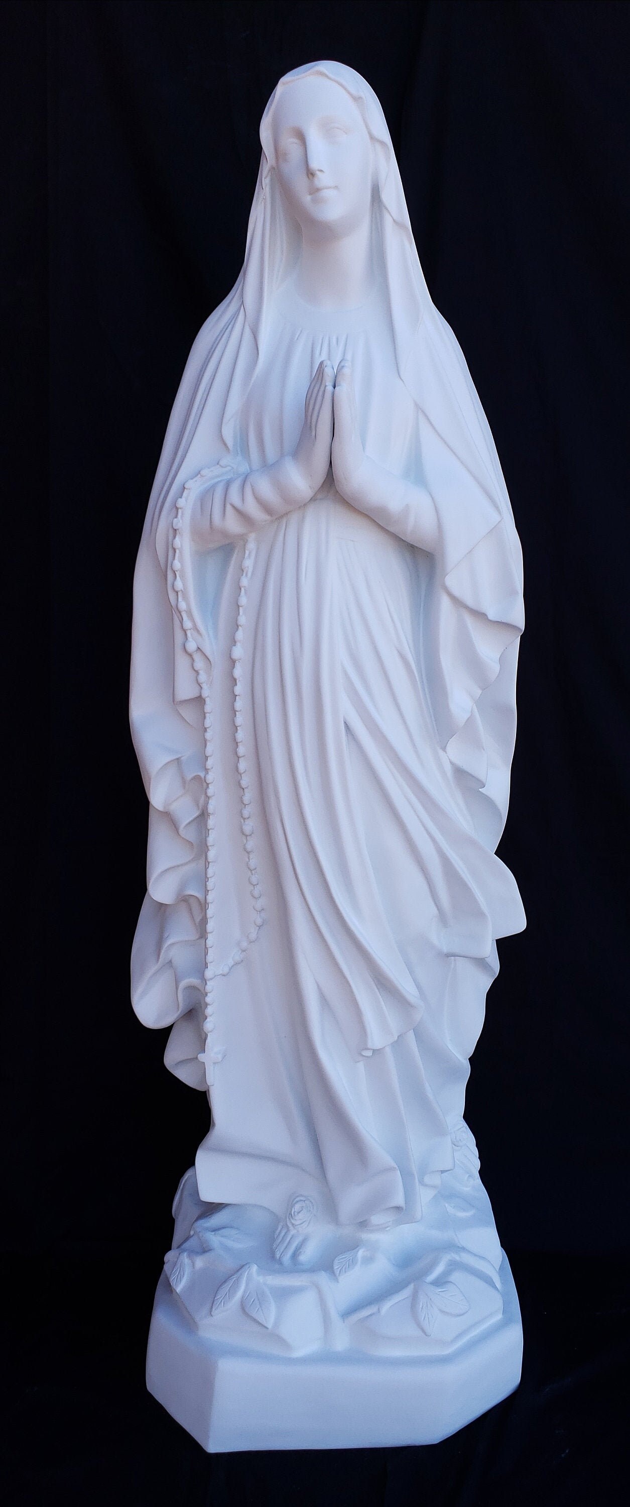 Our Lady of Lourdes 60 Fiberglass Statue Catholic Etsy Our Lady of Lourdes 60 Fiberglass Statue Catholic Etsy