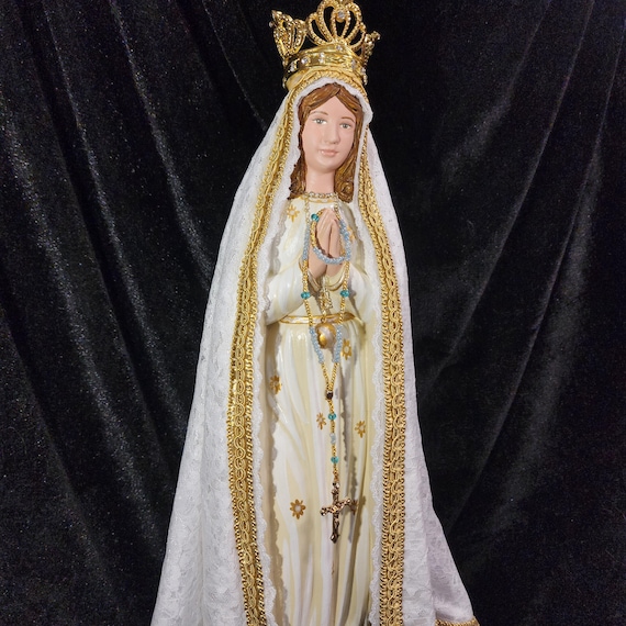 Huge sail /reddy to shipp - Our Lady of Fatima Statue 18"