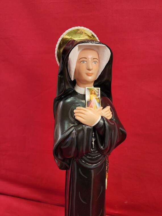 St. Faustina Kowalska 18" Saints Catholic Religious Christian Statues